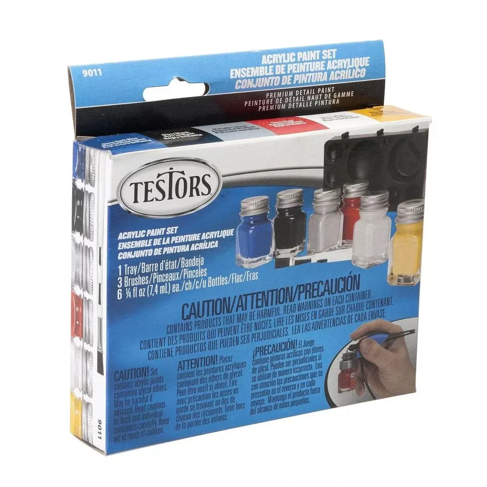 0.25 Oz. 6-color Acrylic Paint Set (4-pack)