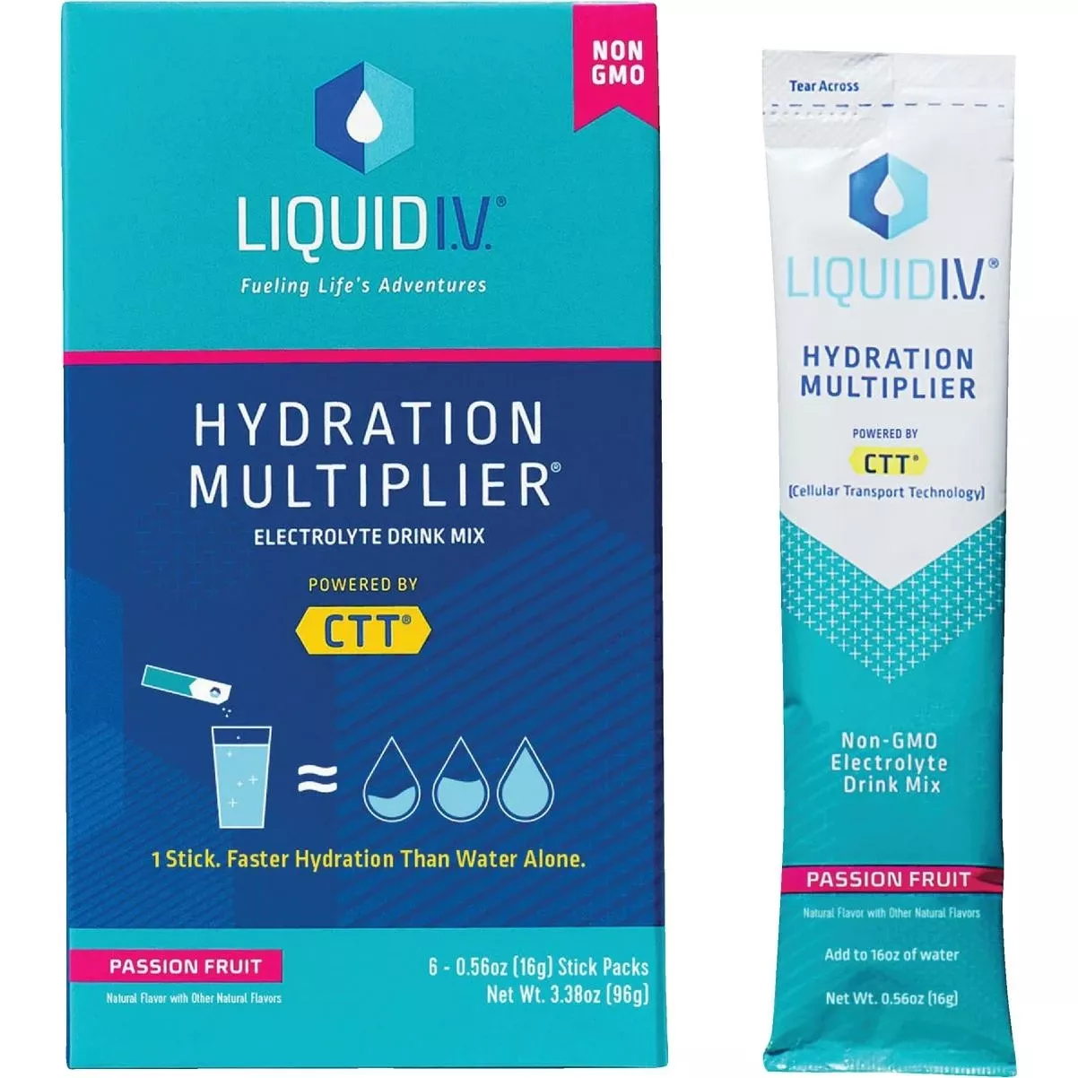 0.56 Oz. Passion Fruit Hydration Multiplier Mix (6-pack)