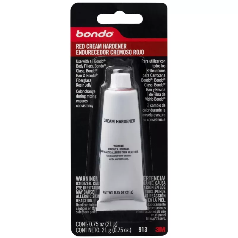 0.75 Oz. Blue Cream Body Filler Hardener For Auto Body Repair