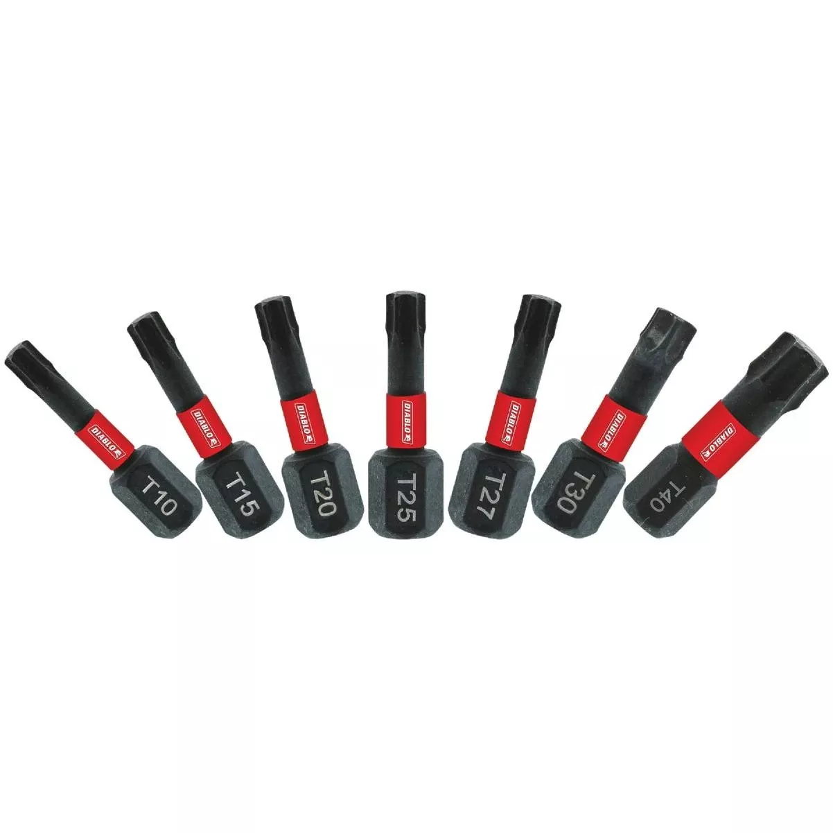 1 In. Torx Security Impact Screwdriver Bit Set (7-piece)