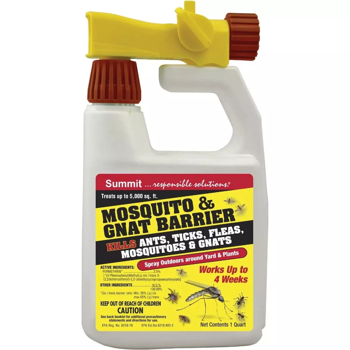 1 Qt. Mosquito & Gnat Barrier Hose End Sprayer