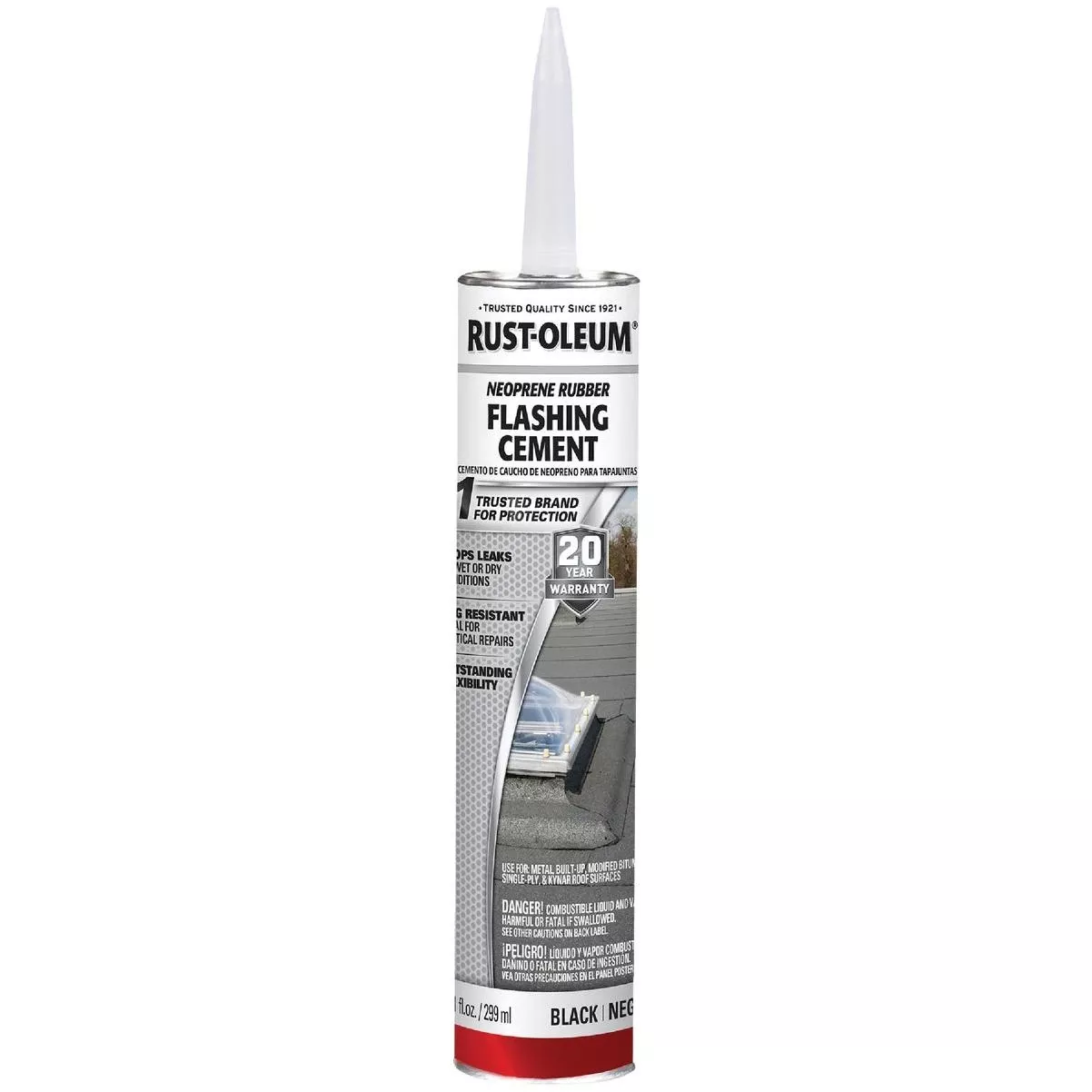 10.1 Oz. Black Neoprene Rubber Flashing Cement
