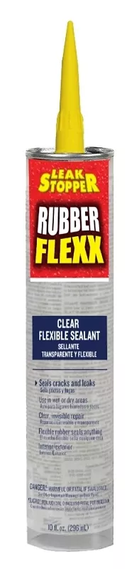 10 Oz. Clear Rubber Flexx Flexible Sealant And Adhesive