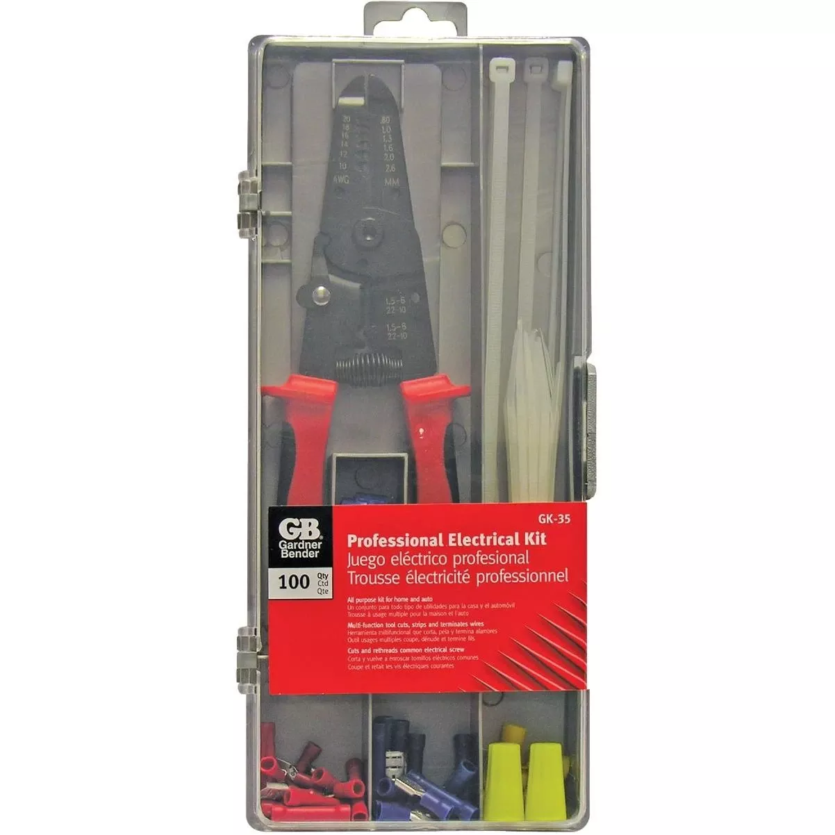 10 To 20 Awg 100 Pieces Wire Terminal Kit
