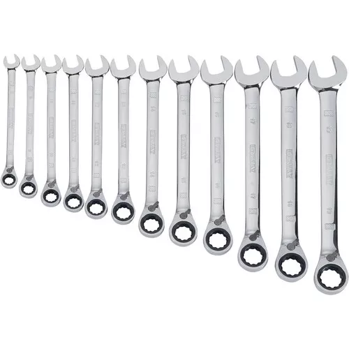 12 Piece Ratcheting Metric Wrench Set