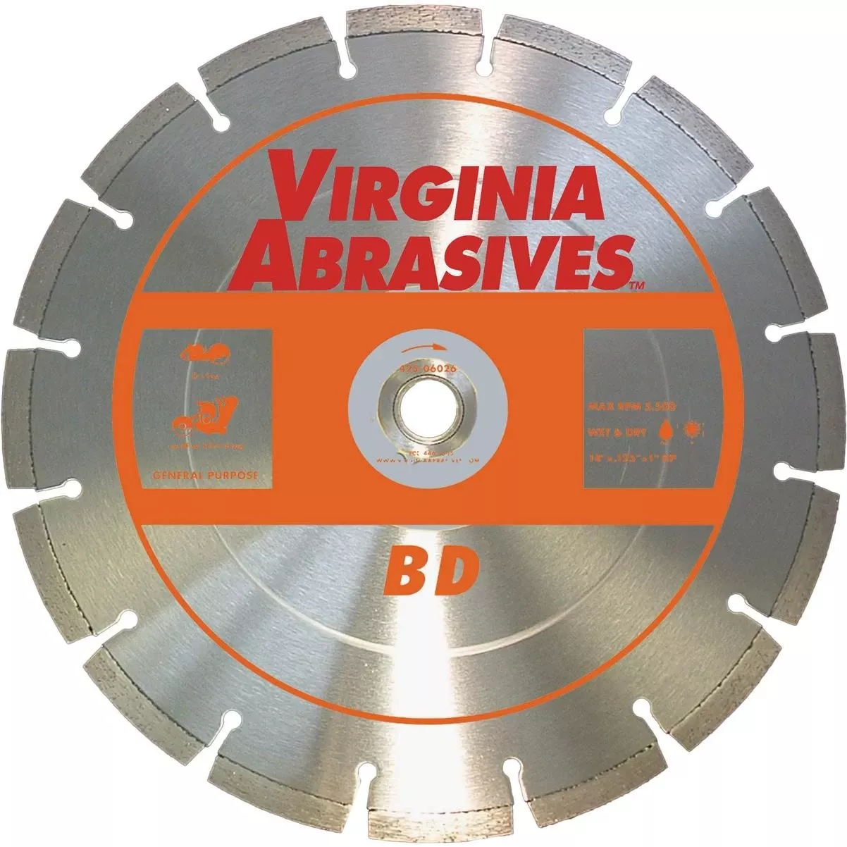 14 In. Segmented Dry/wet Cut Bd Diamond Blade
