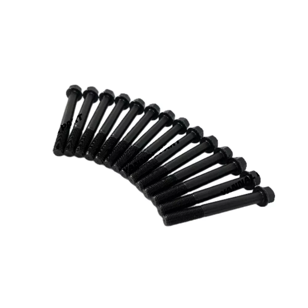 14 PCS Cylinder Head Bolt Fit For Kubota D662 Engine