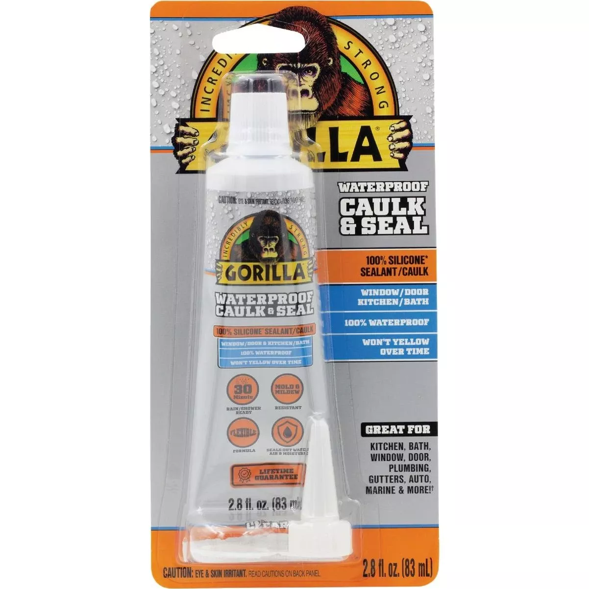 2.8 Oz. Clear Caulk & Seal