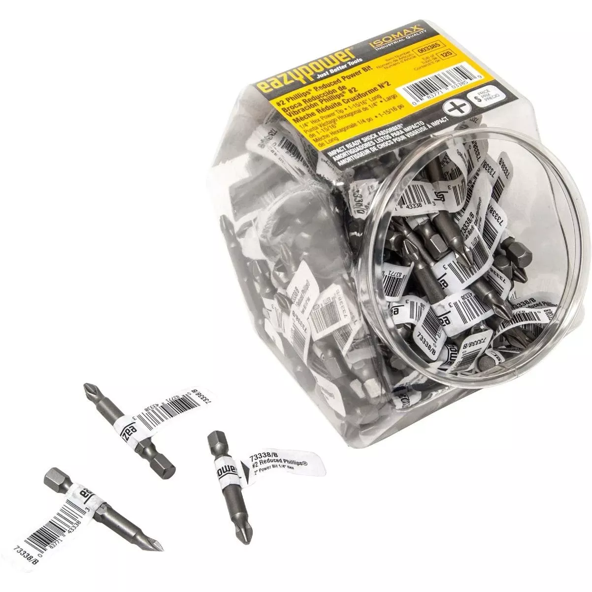 #2 Phillips 2 In. Screwdriver Bit (125-pack)