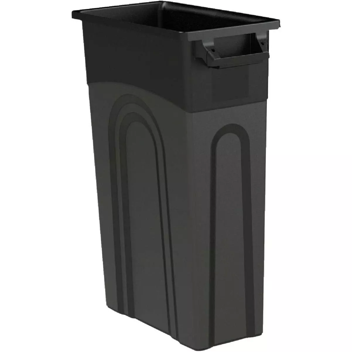 23 Gal. Black Trash Can