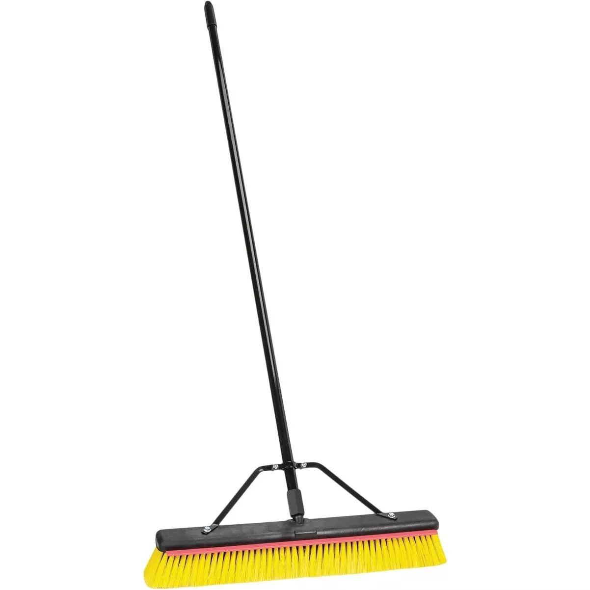 24 In. Multi-surface Indoor/outdoor Push Broom With Squeegee