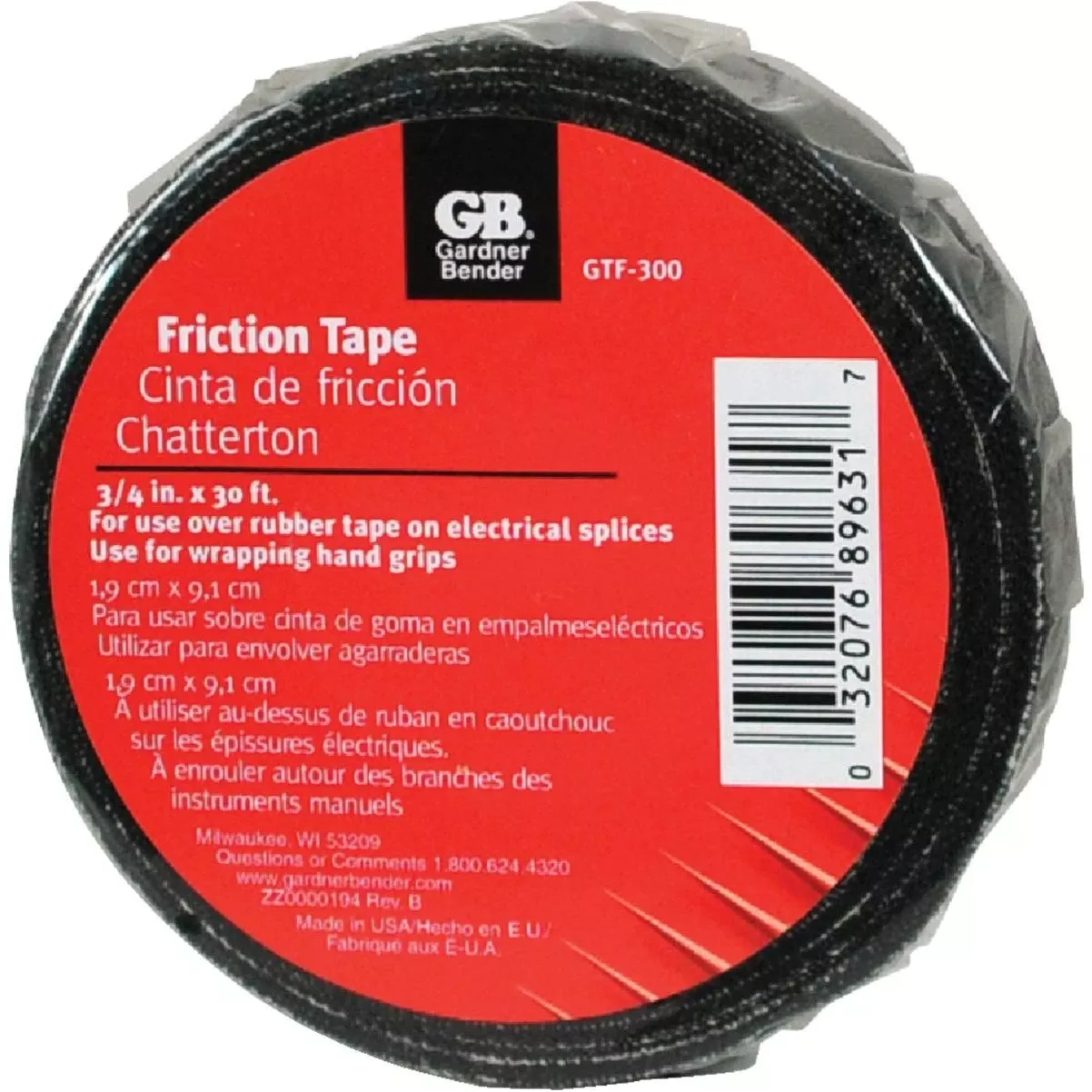 3/4 In. X 30 Ft. 15 Mil Friction Tape