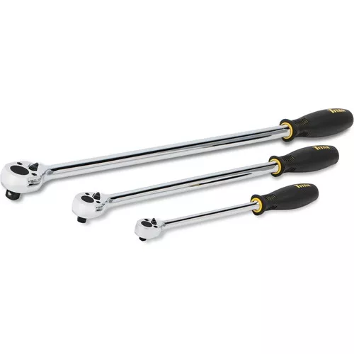3-PC EXTRA-LONG RATCHET SET