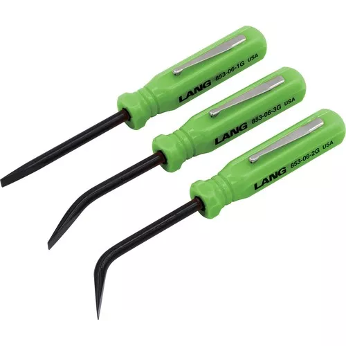 3-Pc. Mini Pocket Pry Bar Set, Green