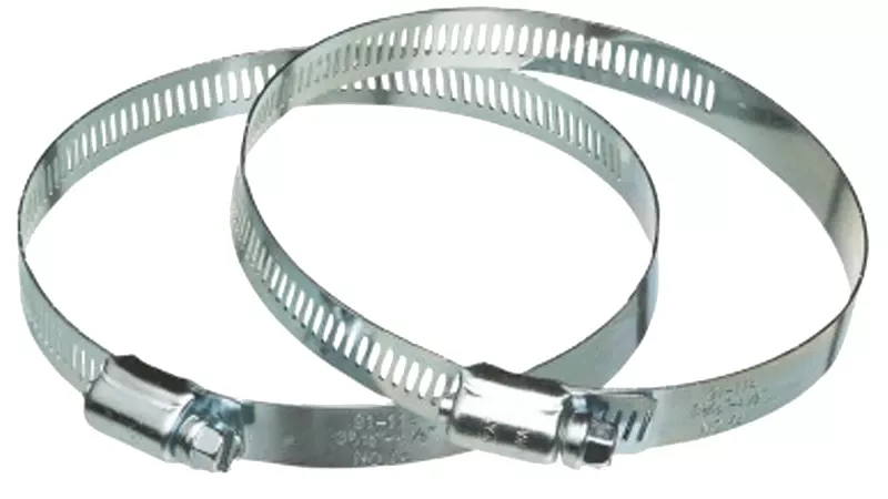 4 In. Aluminum Duct Clamp (2-pack)