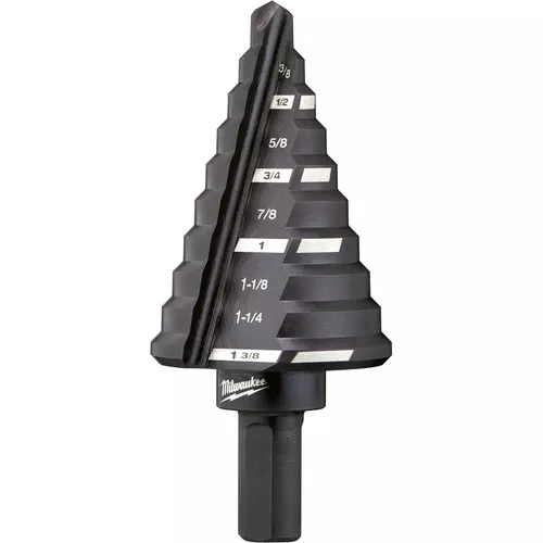 #5 Step Drill Bit, 1/4″ – 1-3/8″ by 1/8″