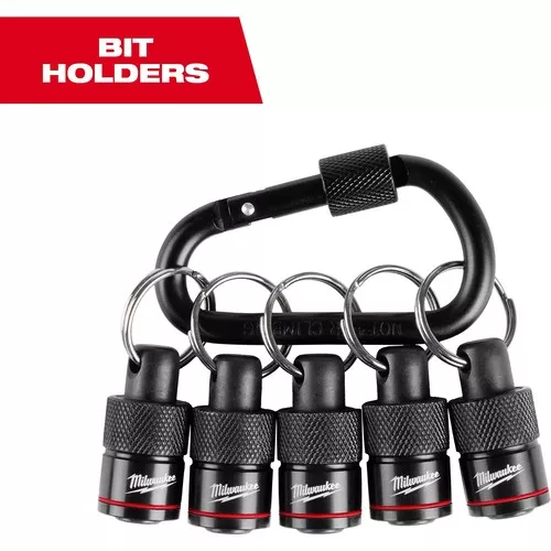 5PC Bit Holder with Carabiner