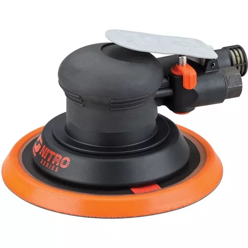 6" Dia. Non-Vacuum Random Orbital Sander, Hook-Face
