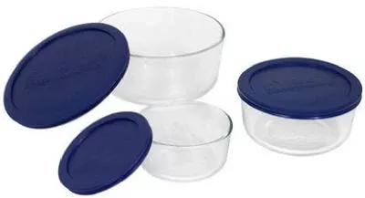 6-piece Glass Food Storage Set With Lids – Durable & Versatile