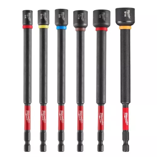 6PC SHOCKWAVE™ Impact Duty 6" Magnetic Nut Driver Set