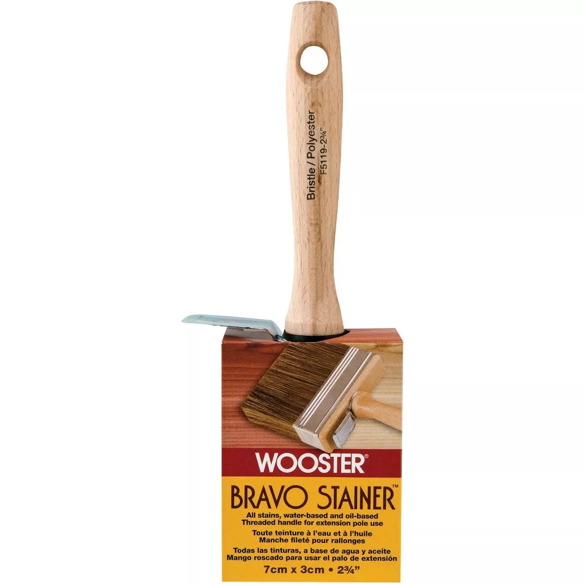 Bravo Stainer 2-3/4 In. Bristle Brush