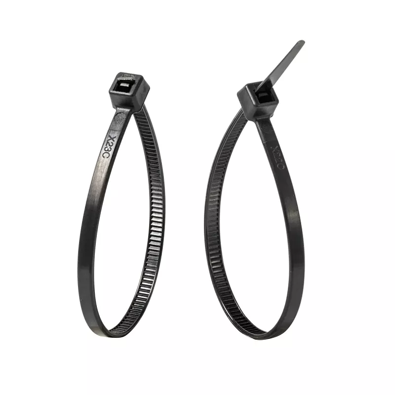 Cable Tie, Nylon, Black, 6-in., 100-pk.