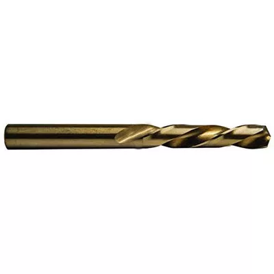 Century Drill Left Hand Stub Drill Bit 7/16-inch Cobalt Steel Tool (74128)