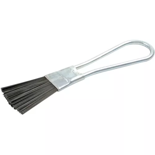 Chip Removal Brush, Carbon Steel, 1-14 With 5-1/2" OAL, 1-1/2" Trim, Loop Handle