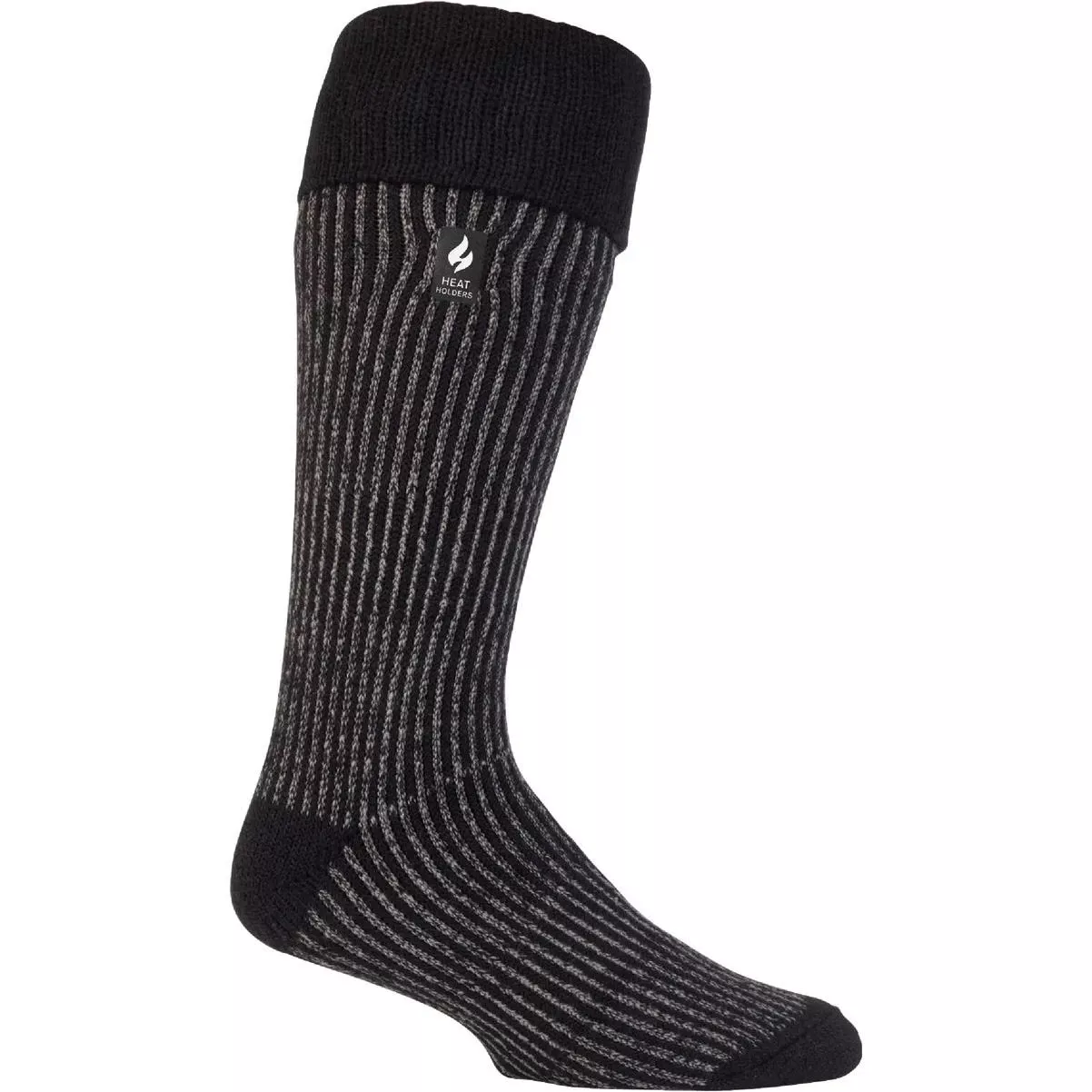 Chris Men's 7 To 12 Black Boot Sock