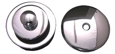 Chrome Bathtub Trim Kit With Push-pull Stopper & Overflow Plate