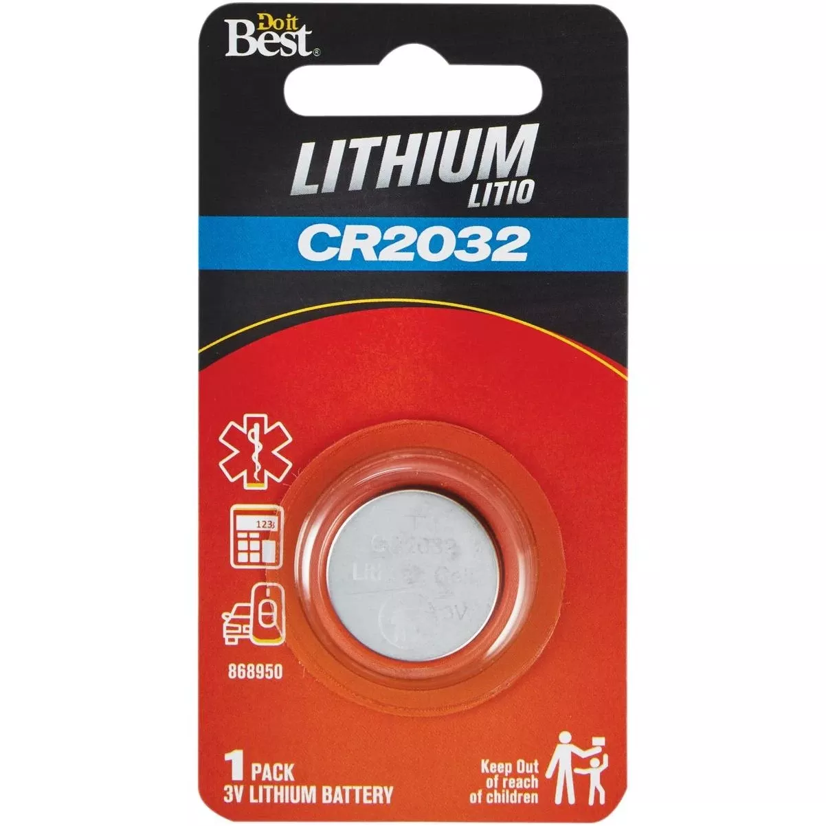 Cr2032 Lithium Coin Cell Battery