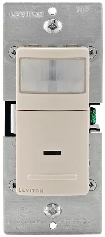 Decora Almond 900 Sq Ft Occupancy Sensor Switch – 180° Detection