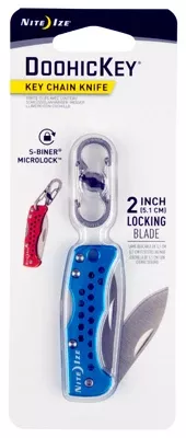 Doohickey Blue Compact Multi-tool Knife With Key Holder