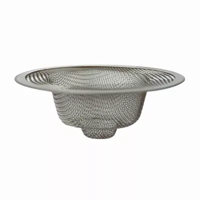 Durable Chrome Kitchen Sink Mesh Strainer – 4-3/8 Inch