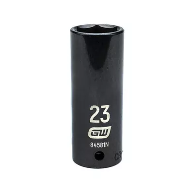 Gearwrench 1/2" Dr 6 Pt 23mm Deep Impact Socket (84581N)