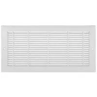 GRILLE SIDEWALL WHITE 18INX6IN - Case of 10