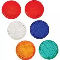 Hy-Ko CMR-10 Carded Reflector, 9.63 in L Post, Assorted Reflector