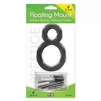 Hy-Ko FM-4BK-8 House Number, Character: 8, 4 in H Character, Black Character