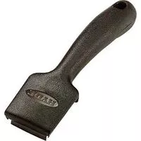 Hyde Black & Silver Lifetime Series 10530 Pull Scraper, 1-1/2 in W Blade, 4-Edge Blade, HCS Blade, Polypropylene Handle