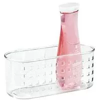iDESIGN 41600 Shower Caddy, Plastic, 5.2 in OAW, 4.3 in OAH, 10.2 in OAD