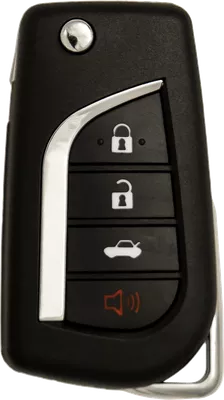 Ilco FLIP-TOY-4B1 Flip Blade Car Key Toyota 4 Button Key