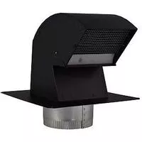 Imperial R2 Series VT0568-A Roof Vent Cap, Steel, Black, Galvanized
