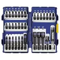 Irwin 1840315 Fastener Drive Set, 33-Piece, Steel, Black Oxide