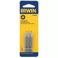 Irwin 3521993C Power Bit Set, Steel, 3-Piece