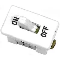 Jandorf 61018 Switch, 10/20 A, 125/250 V, SPST, Screw Terminal, White