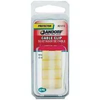 Jandorf 61410 Cable Clip, Clamping Range: 1/8 in, Nylon, Natural