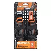 Keeper 43570 Ratchet Tie-Down, 1 in W, 12 ft L, 500 lb Working Load