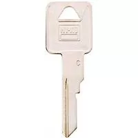 KEY BLANK BRASS NICKEL B63 - Case of 10