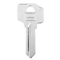 KEY BLANK BRASS NICKEL EZ2 - Case of 10