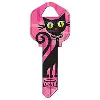 KEY BLANK CAT BRASS NIC KW1-22 - Case of 10